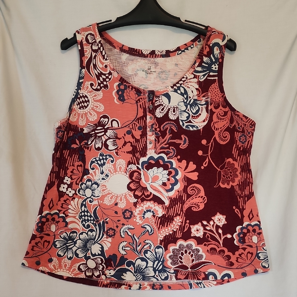 Sonoma Floral Sleeveless Top